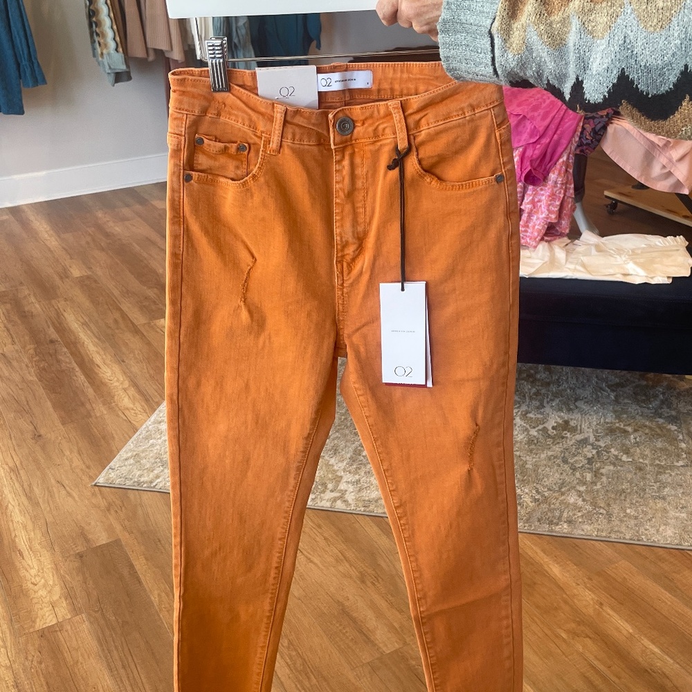 Orange Denim
